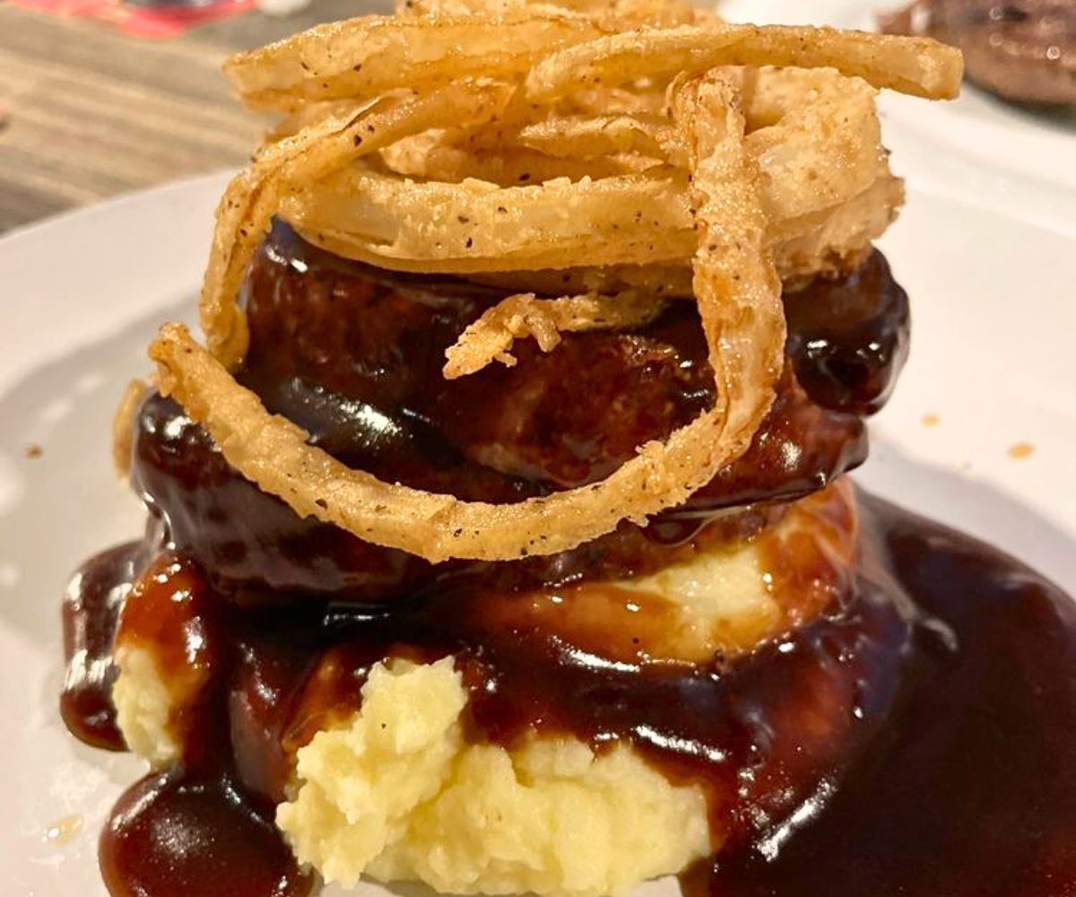 Meatloaf at LouReda's an American Table in Rocky Mount, North Carolina