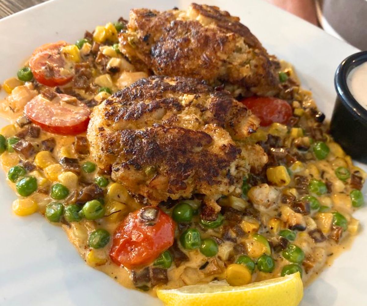 Grouper Cake at LouReda's an American Table in Rocky Mount, NC