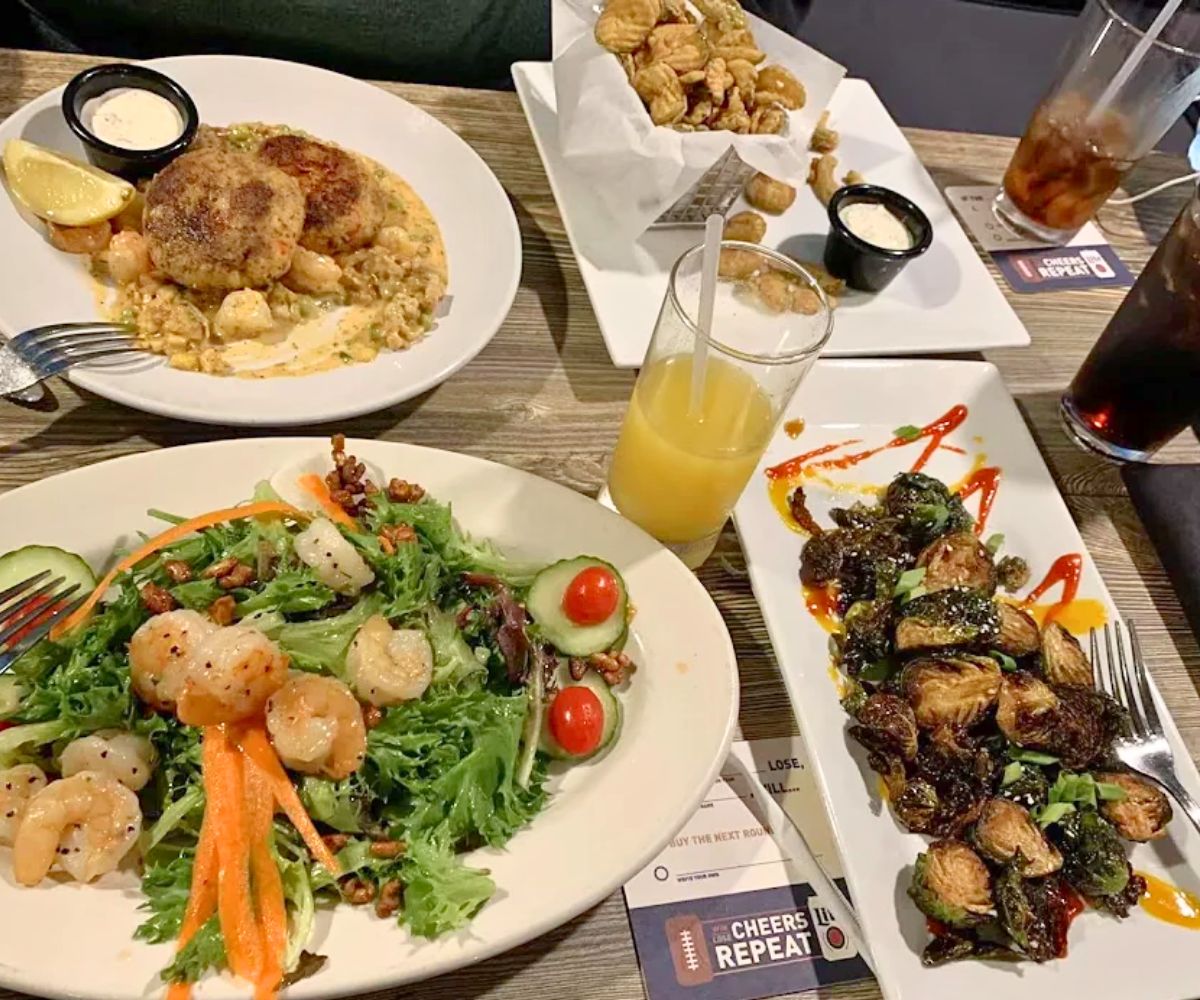 dishes at LouReda's an American Table in Rocky Mount, NC