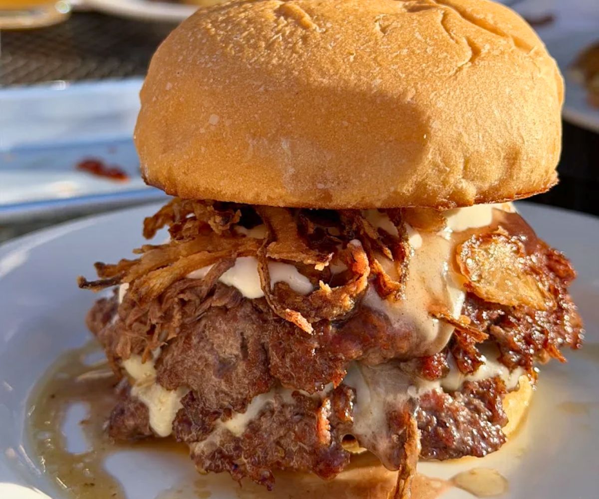 Double Burger at Von Blaze in Morgantown, WV