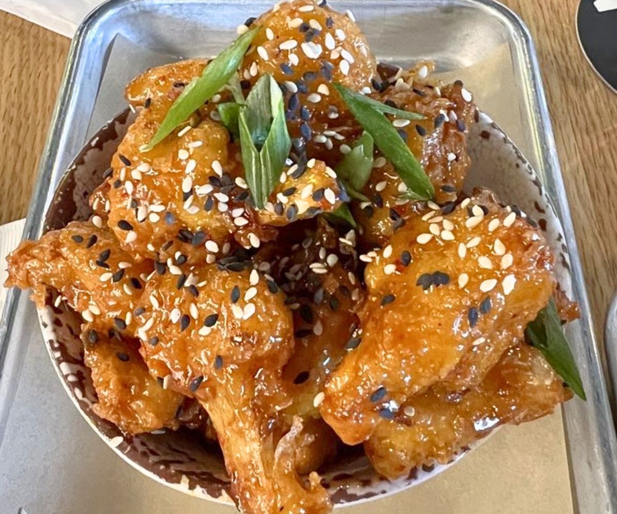General Tso's Cauliflower at Avenue American Bistro in Wayne, MI