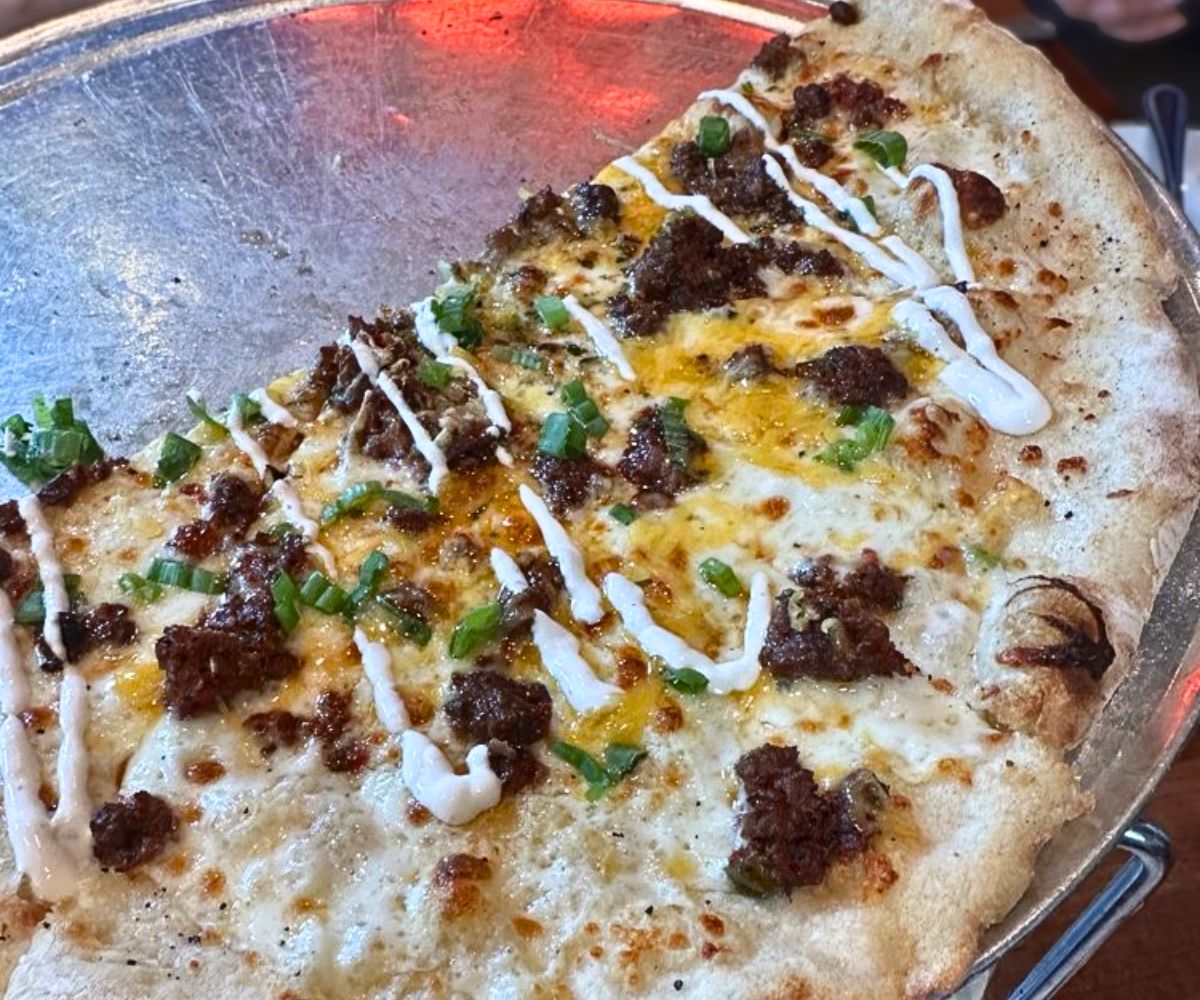 Bison of a Gun at Hand Fire Pizza in Jackson, WY