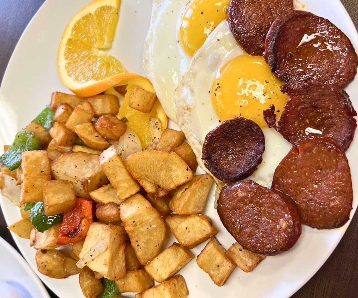 Turkish Breakfast Platter at Cafe Talya in Bayonne, New Jersey