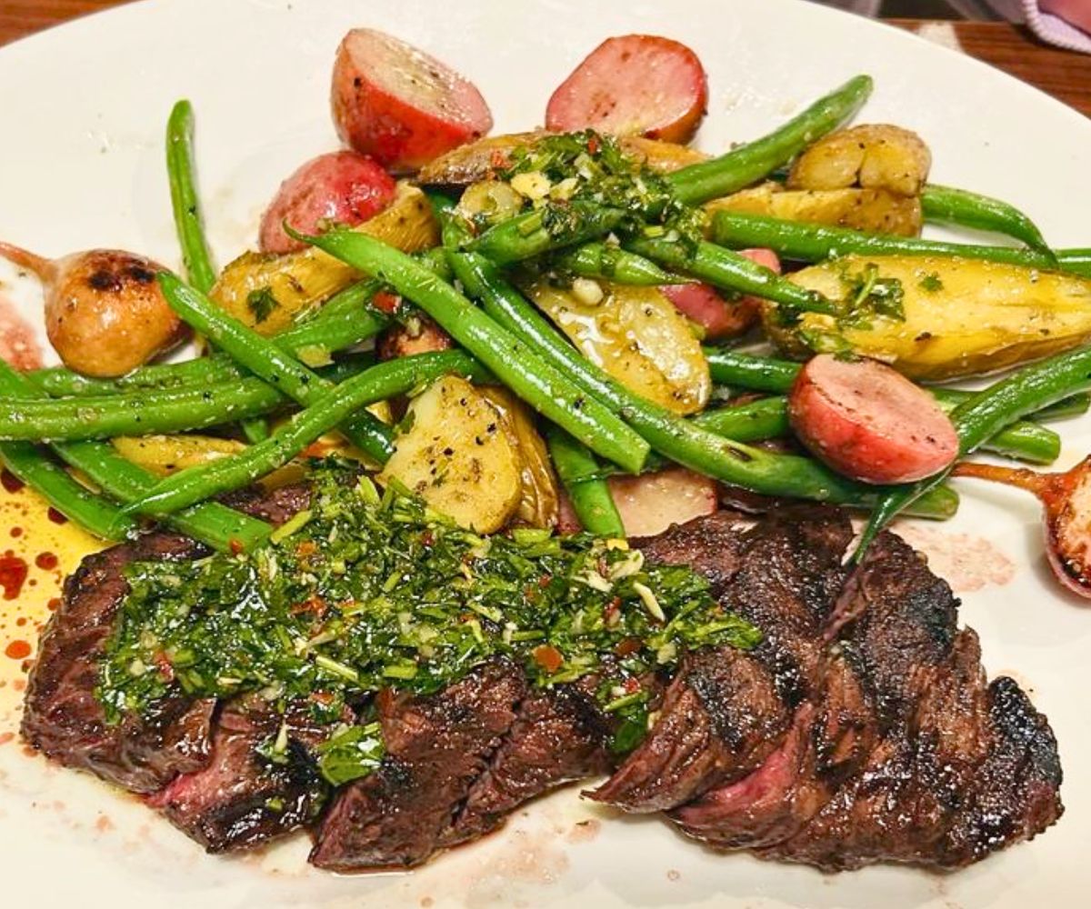 Hanger Steak at East End Grill in Lafayette, Indiana