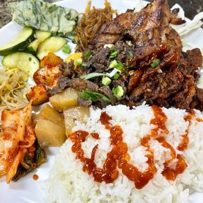 Mixed Plate at Hawaiian BBQ & Korean Restaurant in Midwest City, Oklahoma