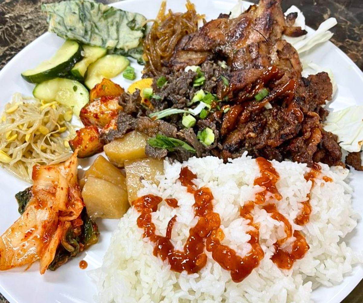 Mixed Plate at Hawaiian BBQ & Korean Restaurant in Midwest City, Oklahoma