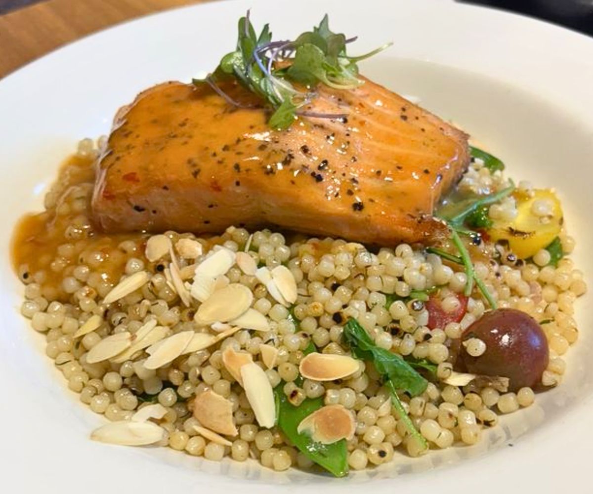Pan Roasted Salmon at East End Grill in Lafayette, IN