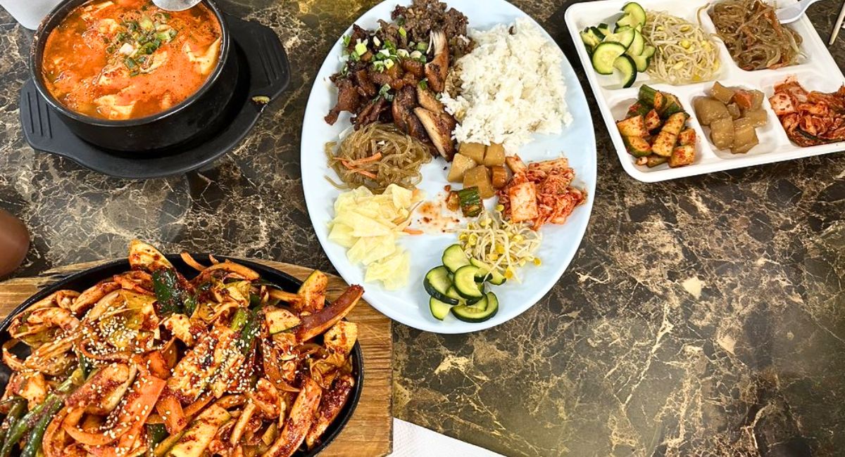 various dishes at Hawaiian BBQ & Korean Restaurant in Midwest City, Oklahoma