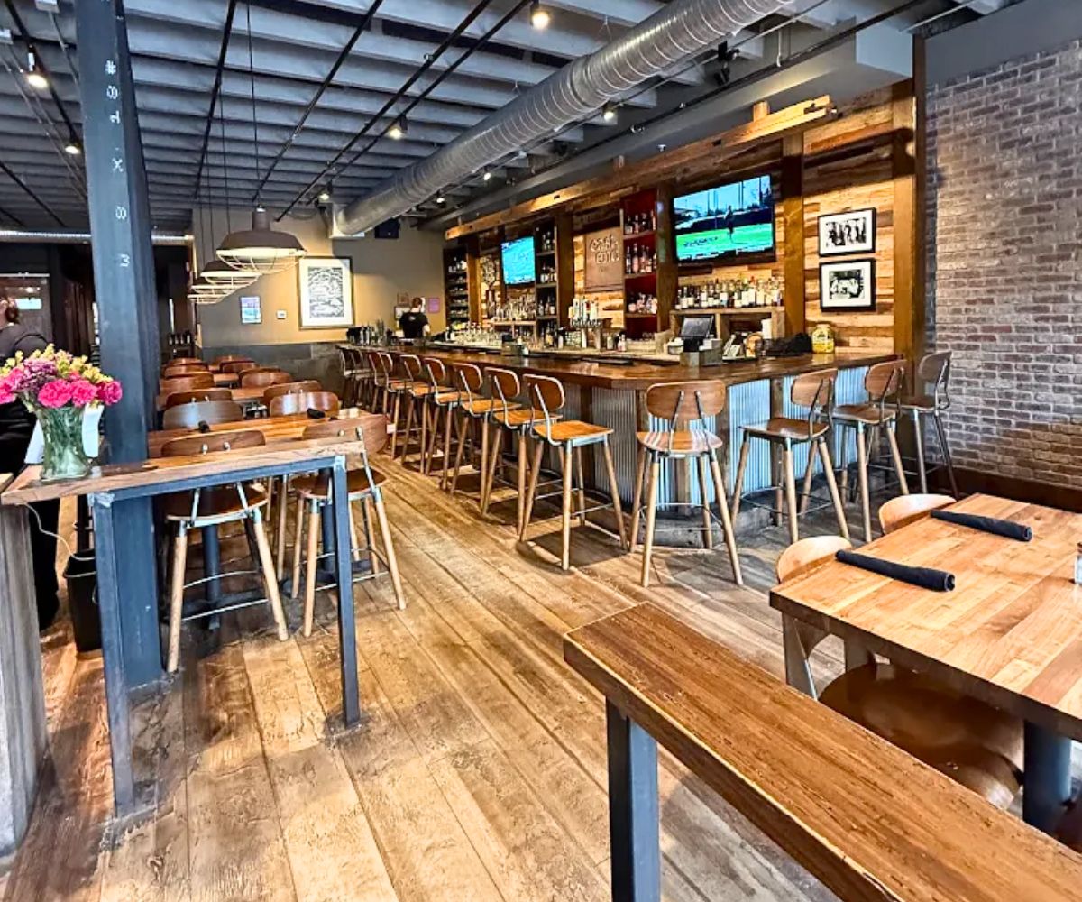 interior of East End Grill in Lafayette, Indiana