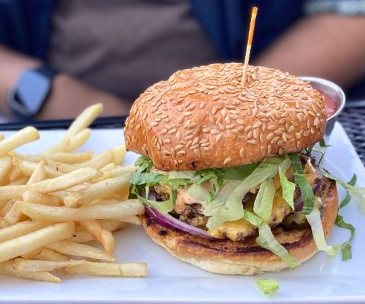 Dan River Burger at Cotton at Riverside Mill in Danville, VA