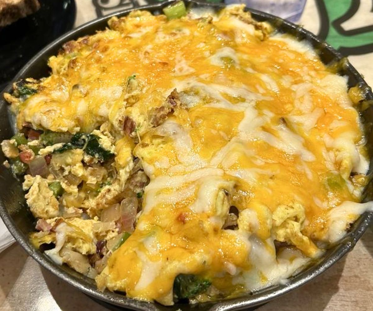Backpacker's Pie at The Breakfast Shoppe in Severna Park, Maryland