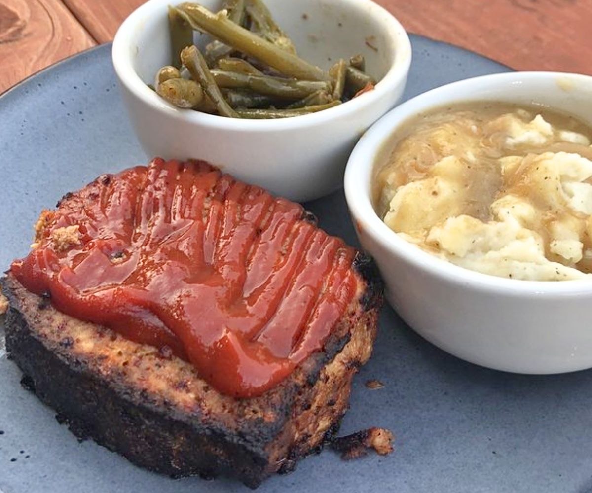 Smoked Meatloaf at CASK Southern Kitchen & Bar in Louisville, Kentucky