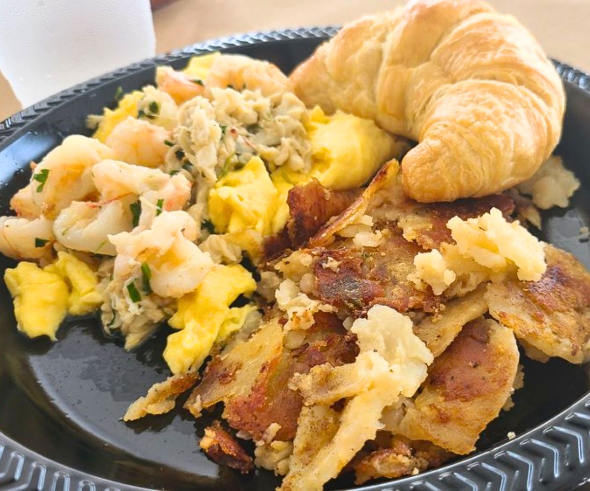 Gulf Bay Scrambler at The Breakfast Shoppe in Severna Park, MD