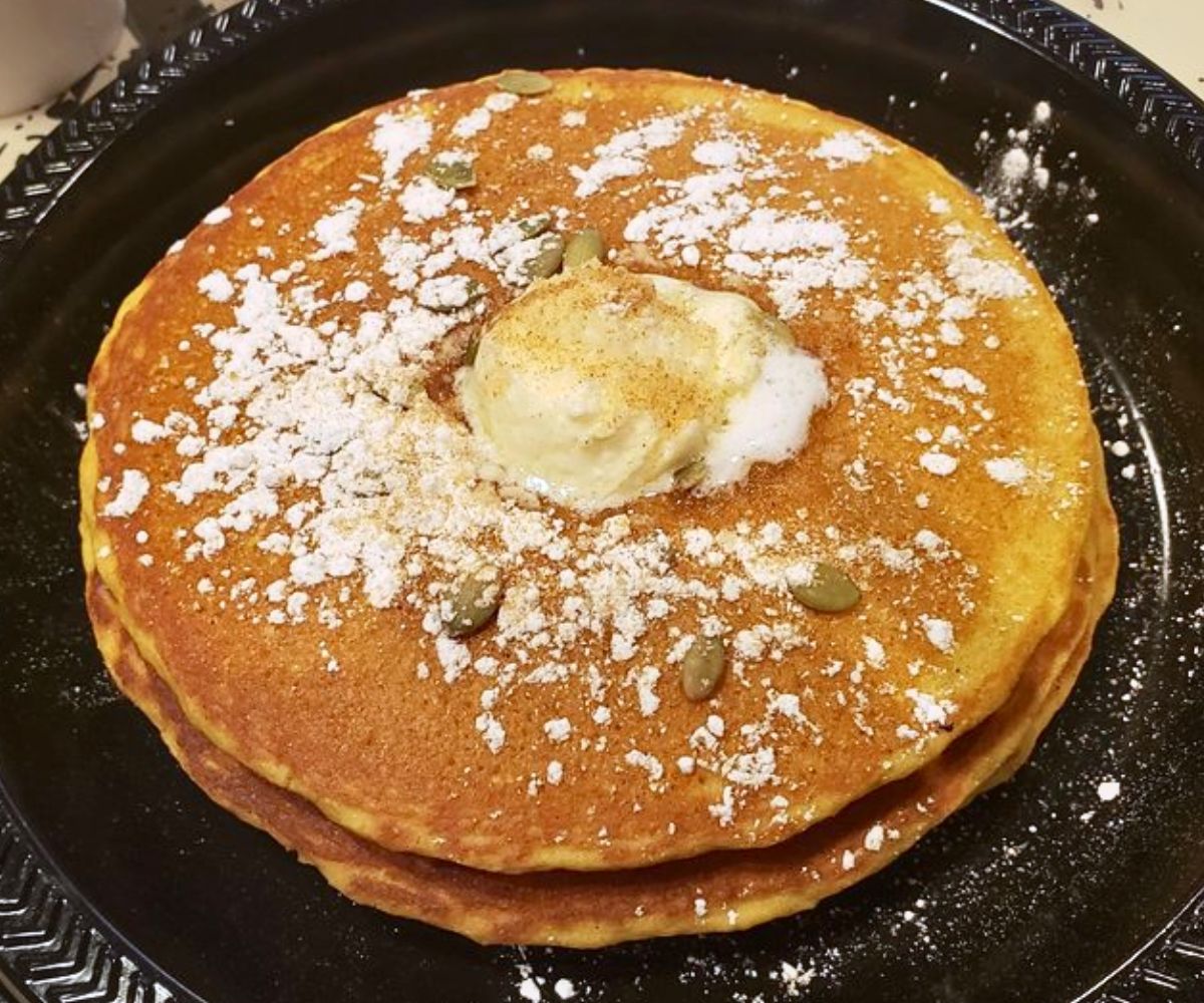 Harvest Pancakes at The Breakfast Shoppe in Severna Park, Maryland