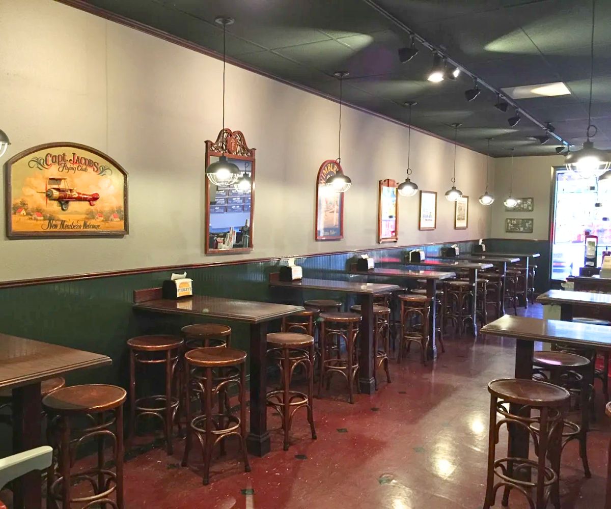 interior of Wibbley's in Bellevue, Washington