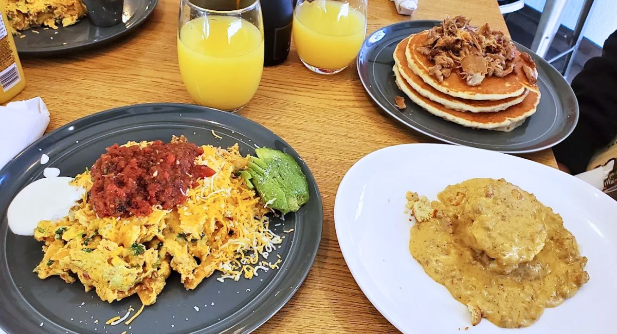 breakfast dishes at The Bruncheonette in Joplin, MO