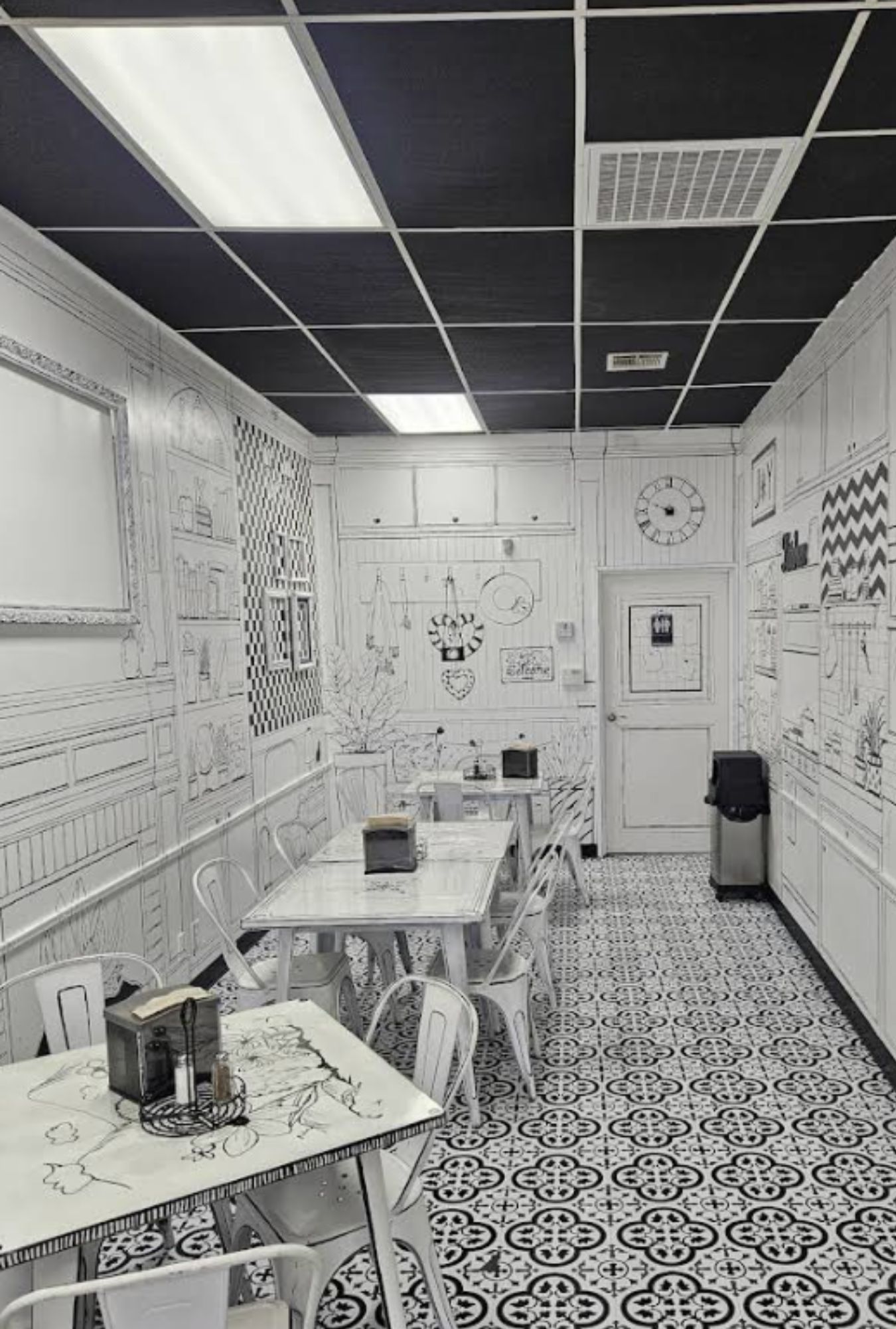 inside joy love burgers in Katy, Texas