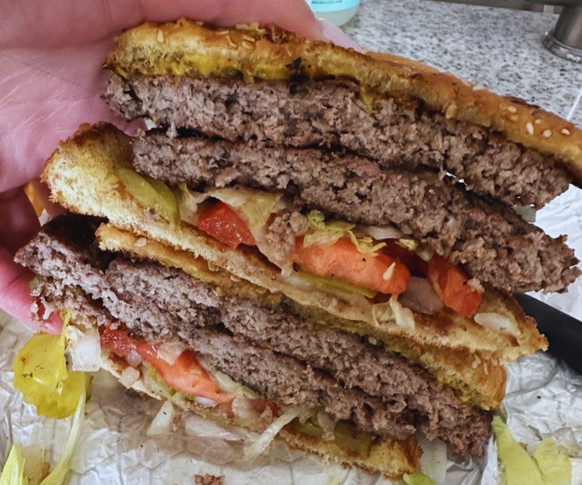 Harvey B's - Standard - Double 1/2 lb Burger