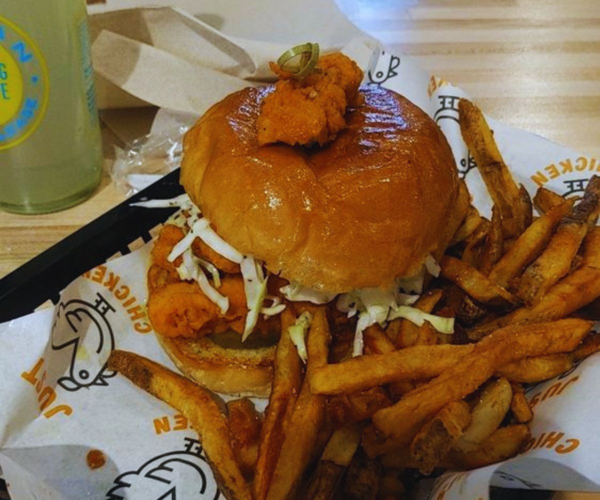 Just Chicken - Just Chicken Sandwich with Fries