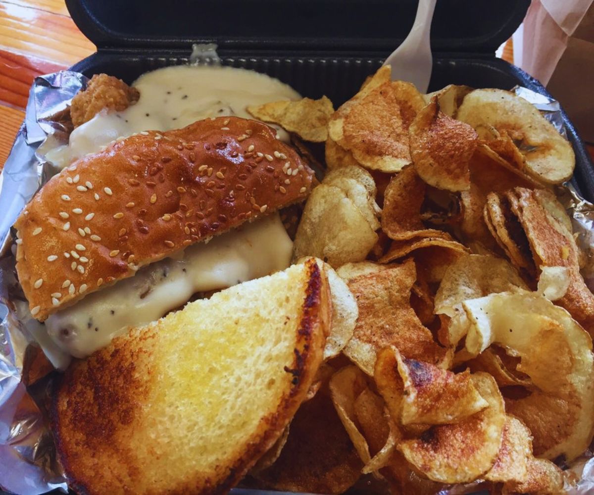 Harvey B's - Chicken Fried Steak with Chips