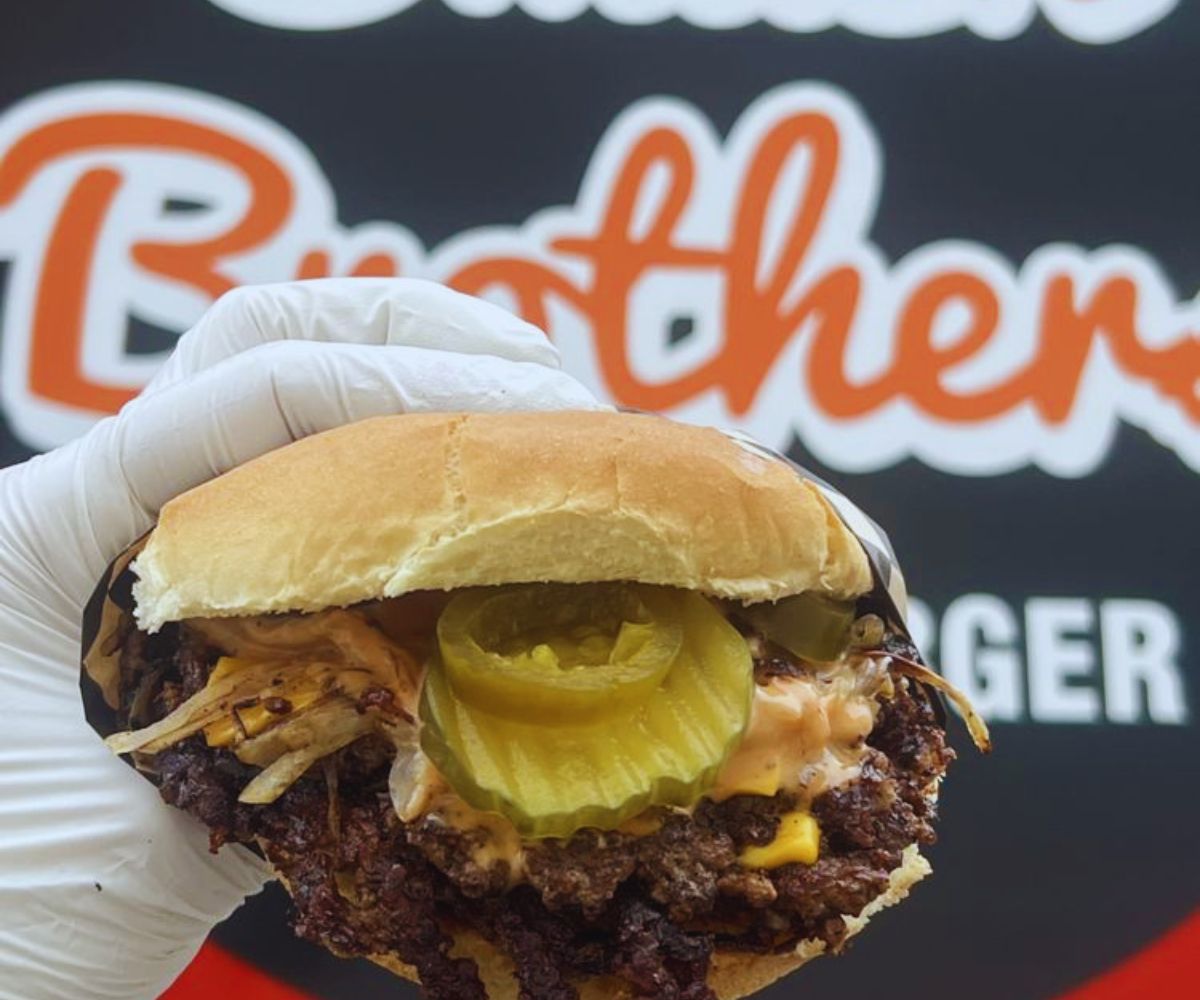 Smash Brothers - Smash Burger with Pickles & Cheese