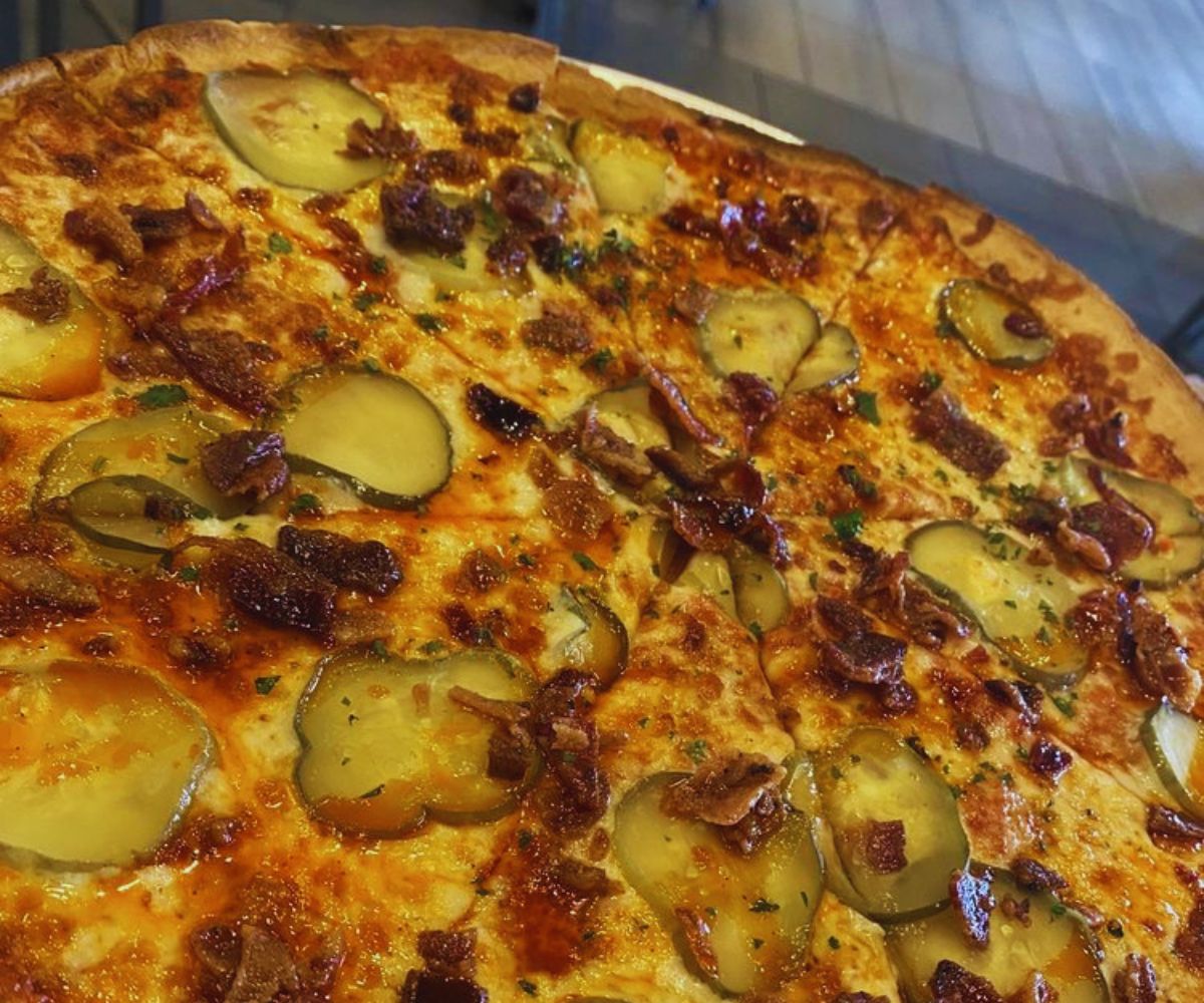 TennFold Brewing - Bacon & Dill Pickle Pizza on Gluten-Free Crust