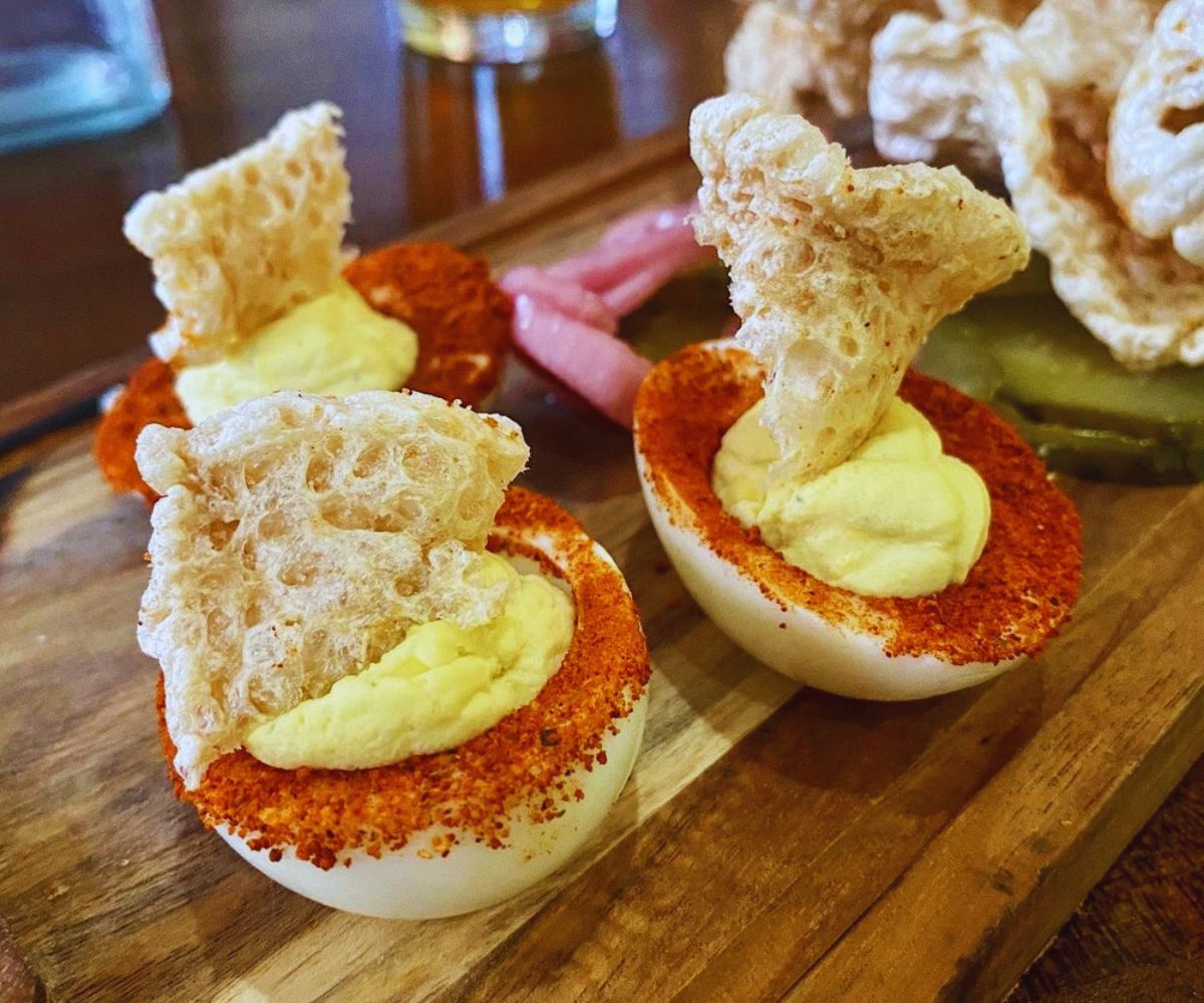 SmokeStacks Cafe - Deviled Eggs