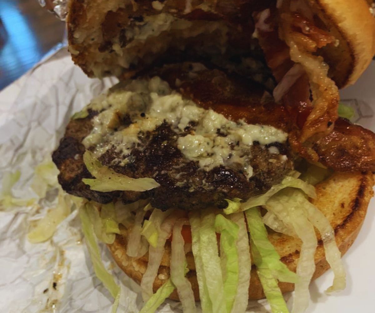Harvey B's - Blue Cheese Burger