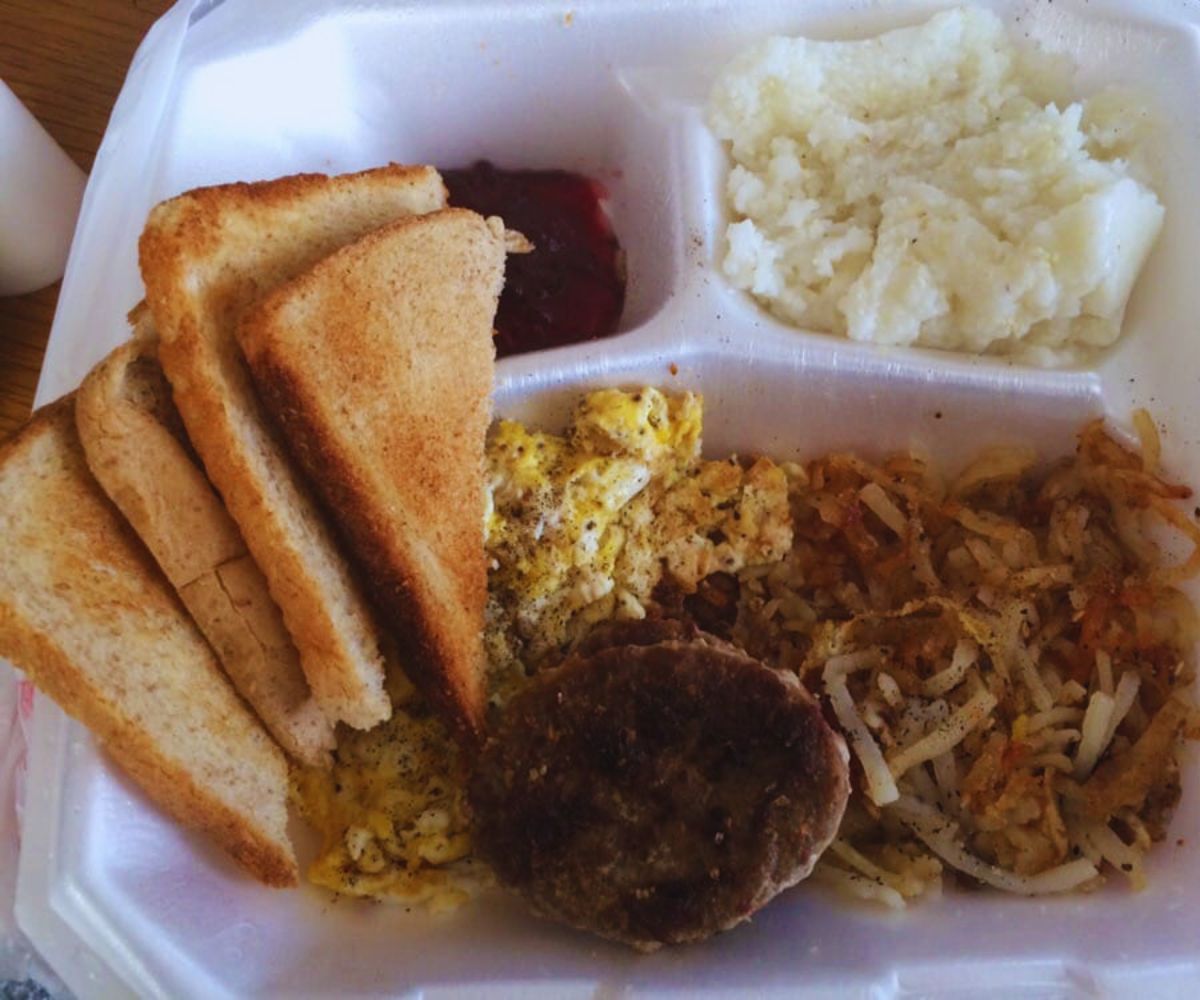 Renee's Sandwich Shop - Sausage Breakfast with Added Hashbrowns