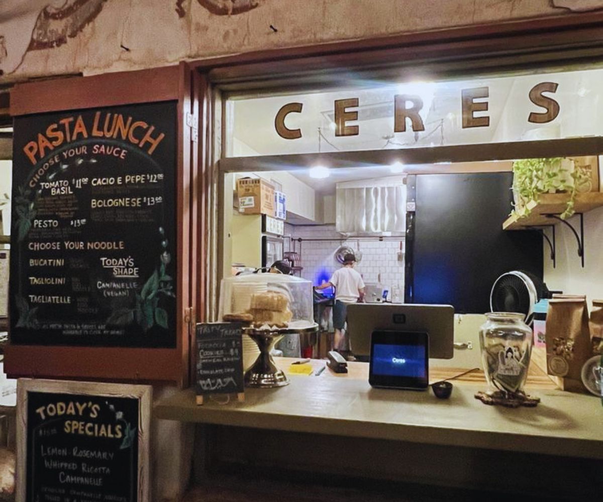 Ceres - Ceres Counter Front & Menu