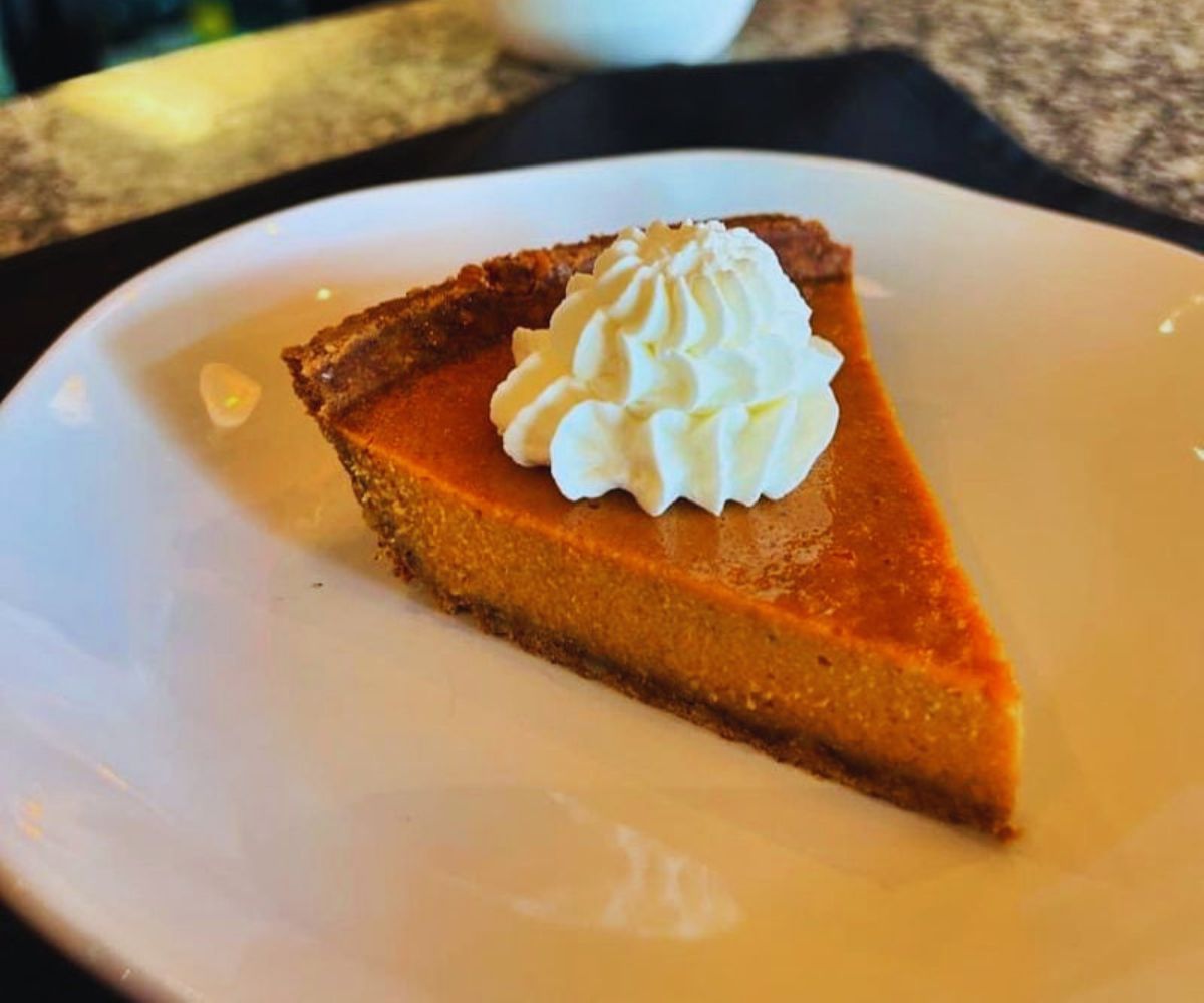 Fort Redemption - Caramelized Honey Pumpkin Pie on a Walnut Crust