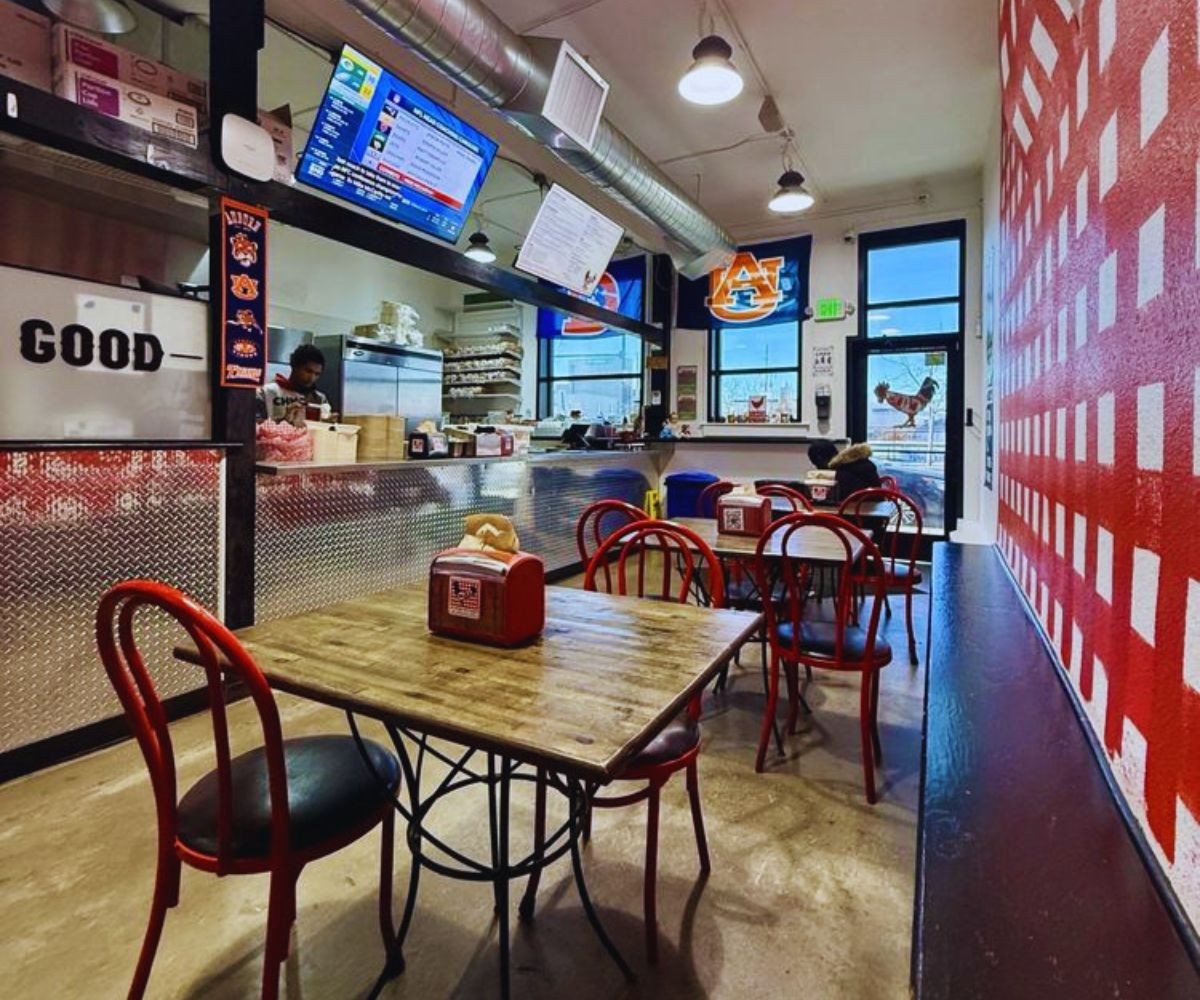Cluck Chicken - Indoor Dining Area