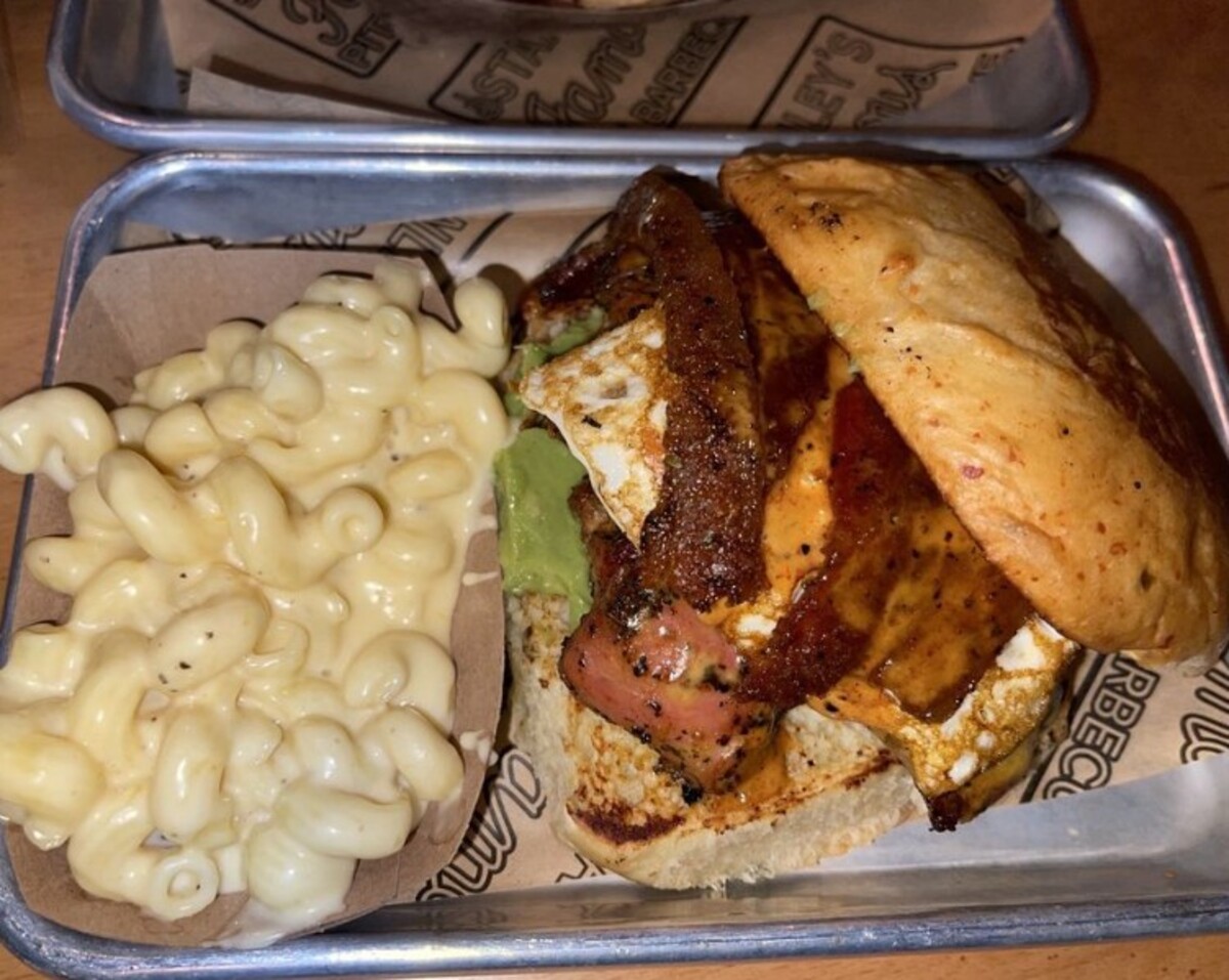 Food at Stanley's Famous Pit Barbecue located in Tyler, TX