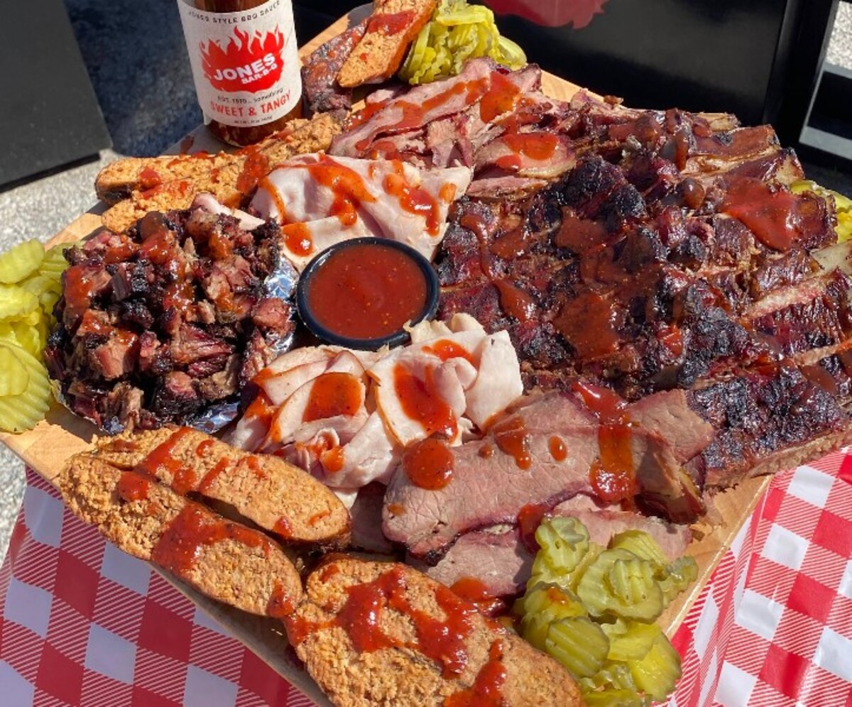 Food at Jones Bar-B-Q located in Kansas City, KS