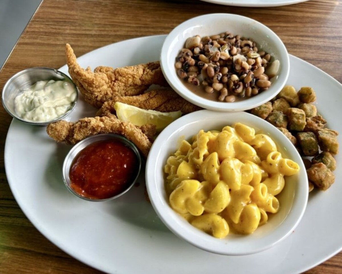 Food at George’s Restaurant Bar & Catering located in Waco, TX
