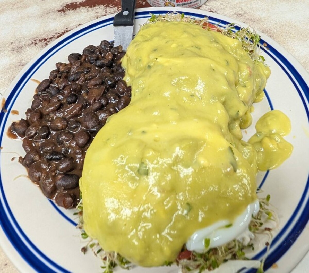 Food at Blue Benn Diner located in Bennington VT