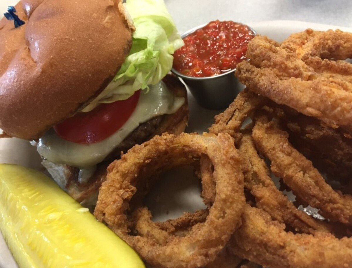 Food at Becky's Diner located in Portland, ME