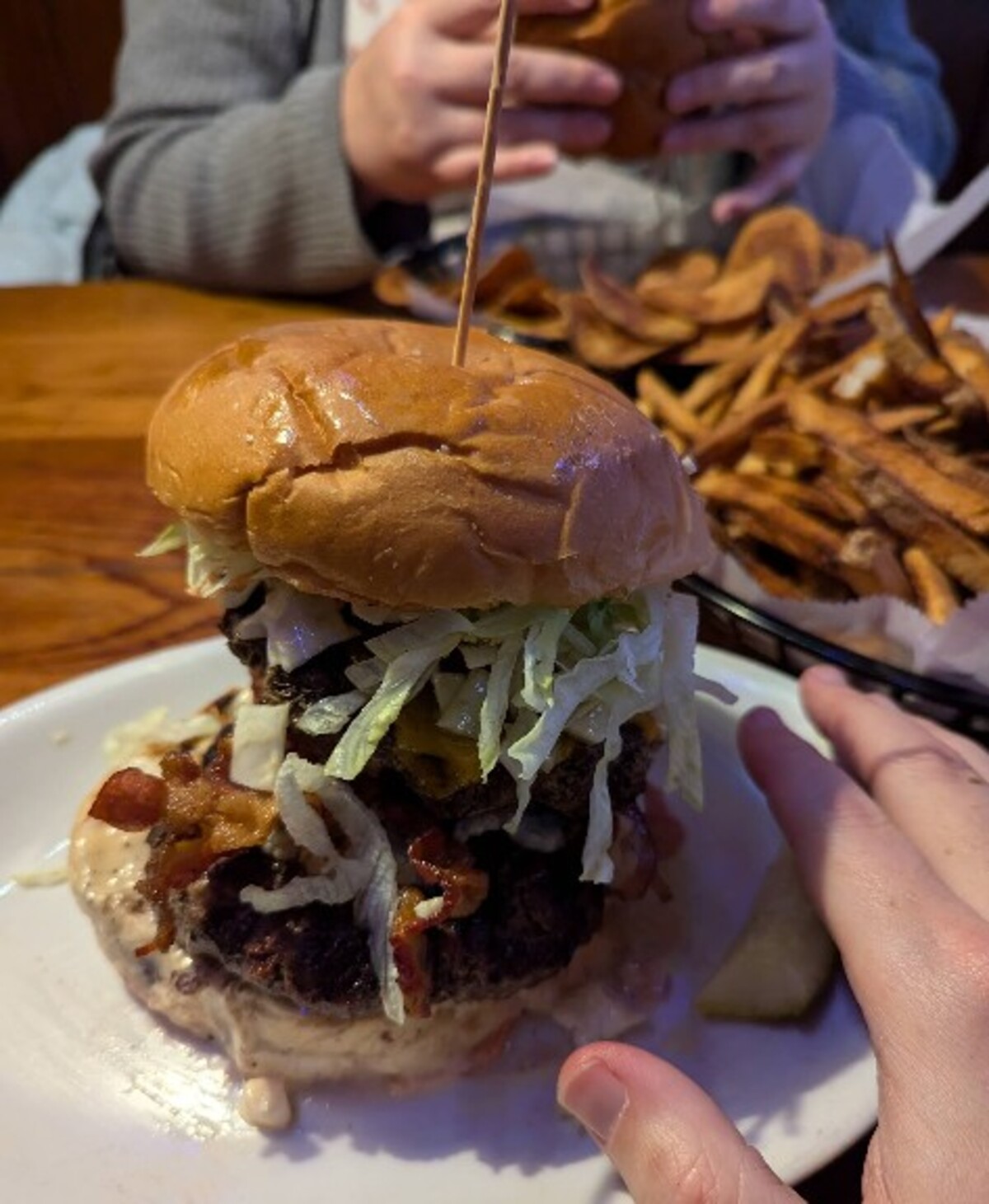 Food at Ringside Cafe located in Columbus, OH