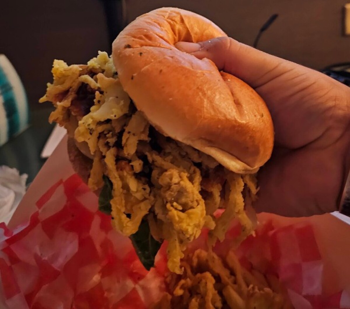 Food at Ringside Cafe located in Columbus, OH