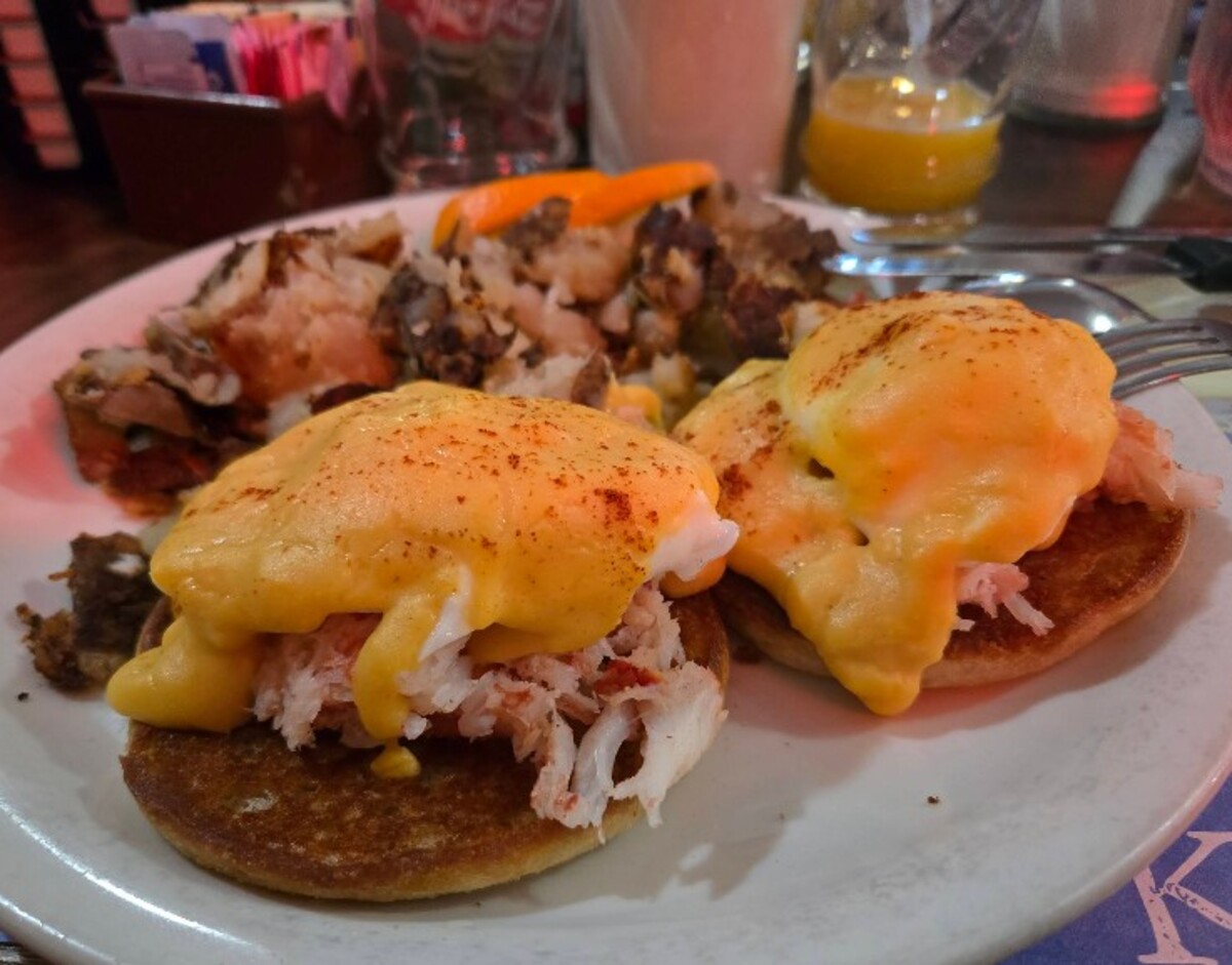 Food at Gwennies Old Alaska Restaurant located in Anchorage, AK