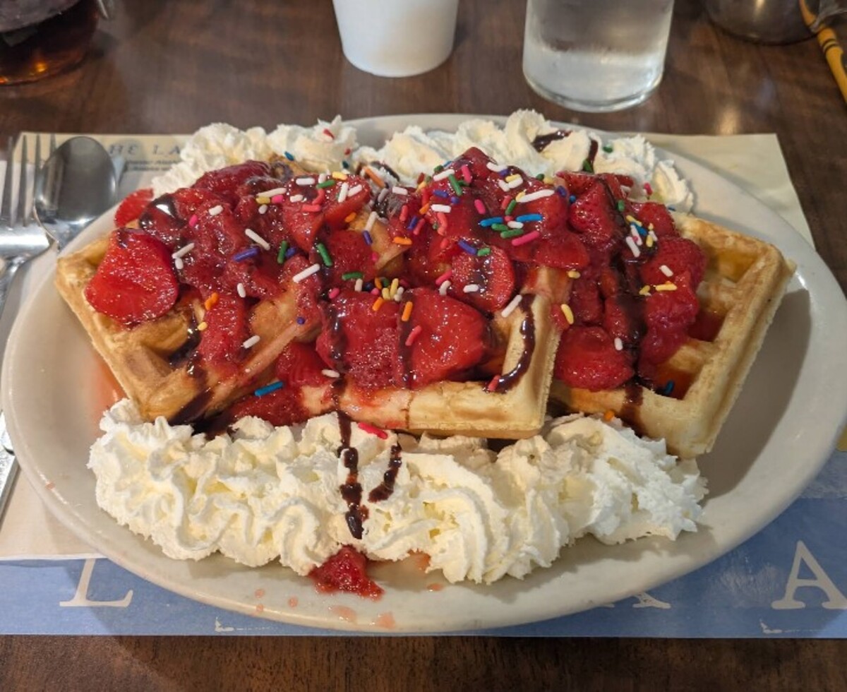 Food at Gwennies Old Alaska Restaurant located in Anchorage, AK