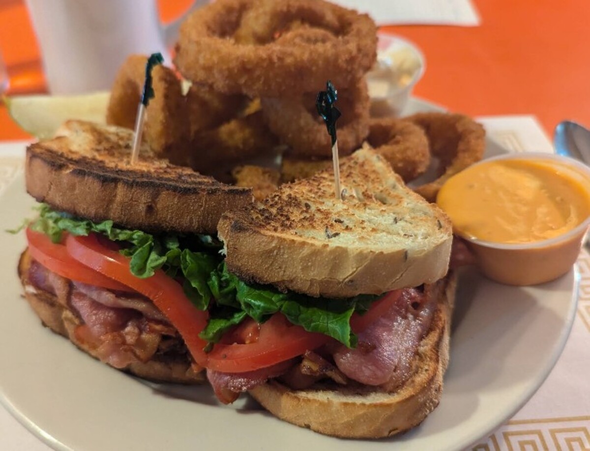 Food in Fred's Diner, Akron, OH