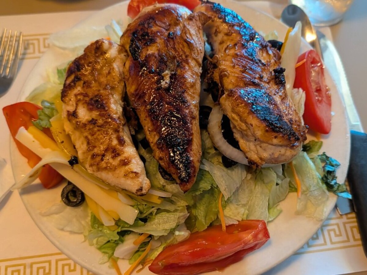 Food in Fred's Diner, Akron, OH