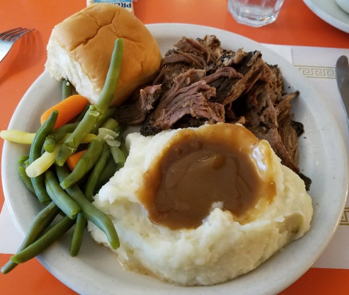 Food in Fred's Diner, Akron, OH