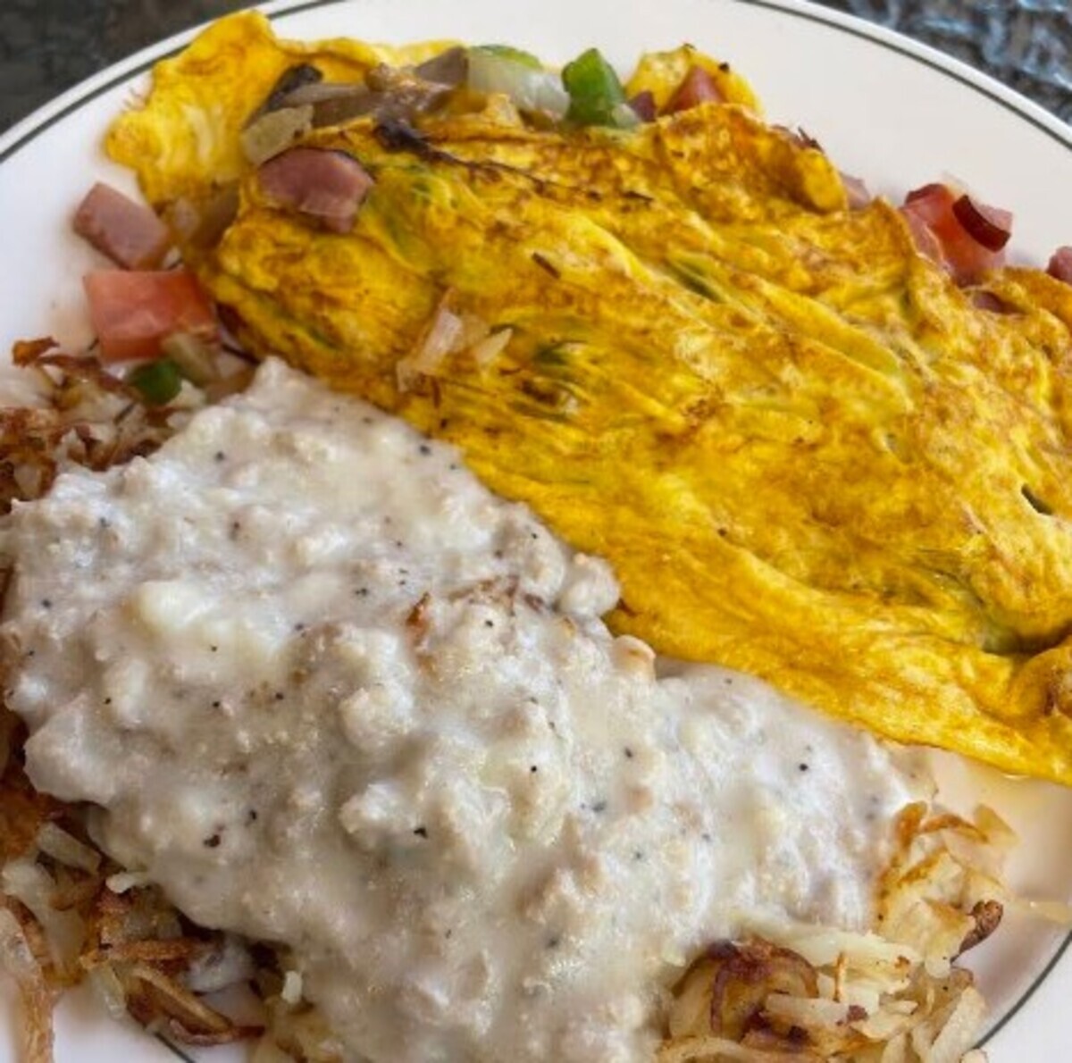 Food in Gigi's Diner, Marshallville, OH