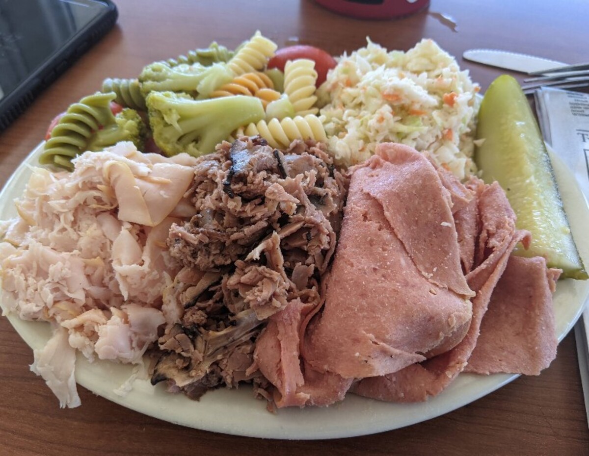 Food in Carshon's Delicatessen, Fort Worth, TX