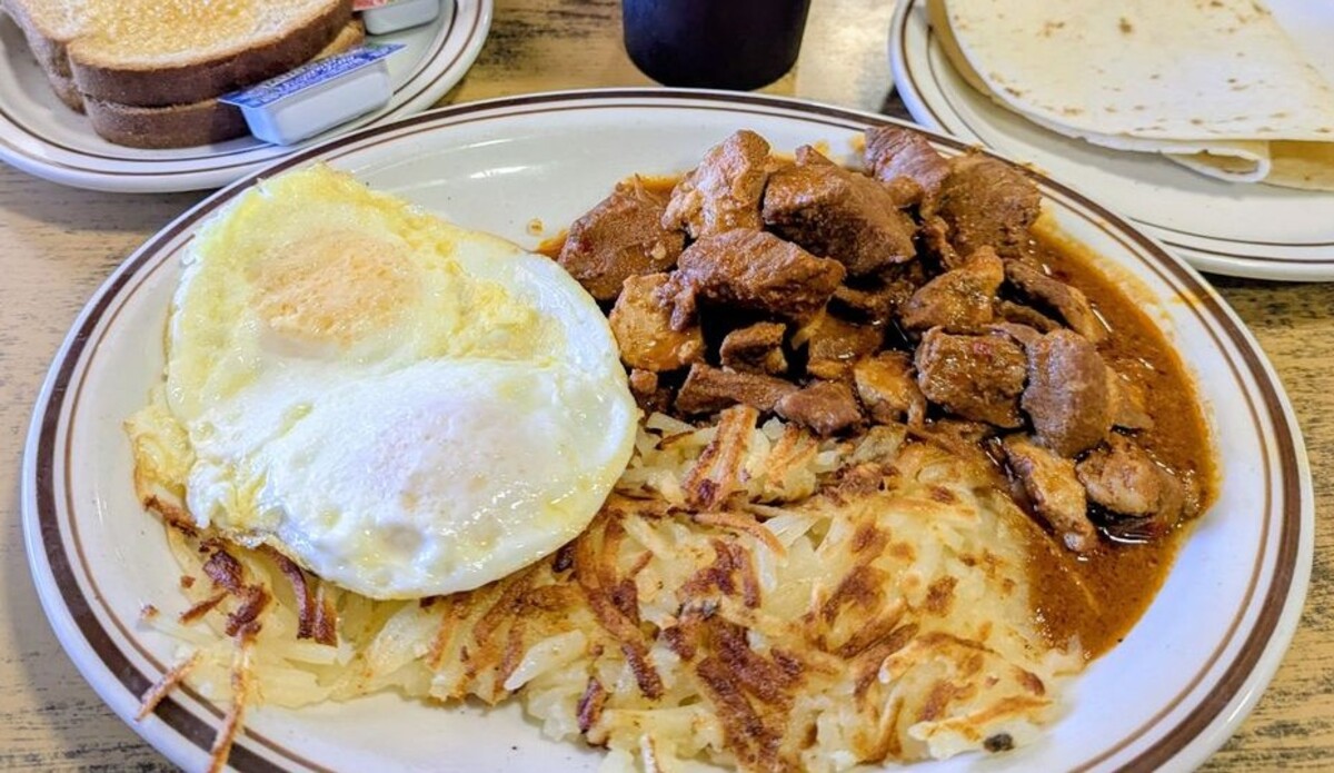 Food in Mac's La Sierra Coffee Shop, Albuquerque, NM