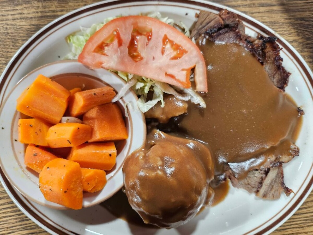 Food in Mac's La Sierra Coffee Shop, Albuquerque, NM