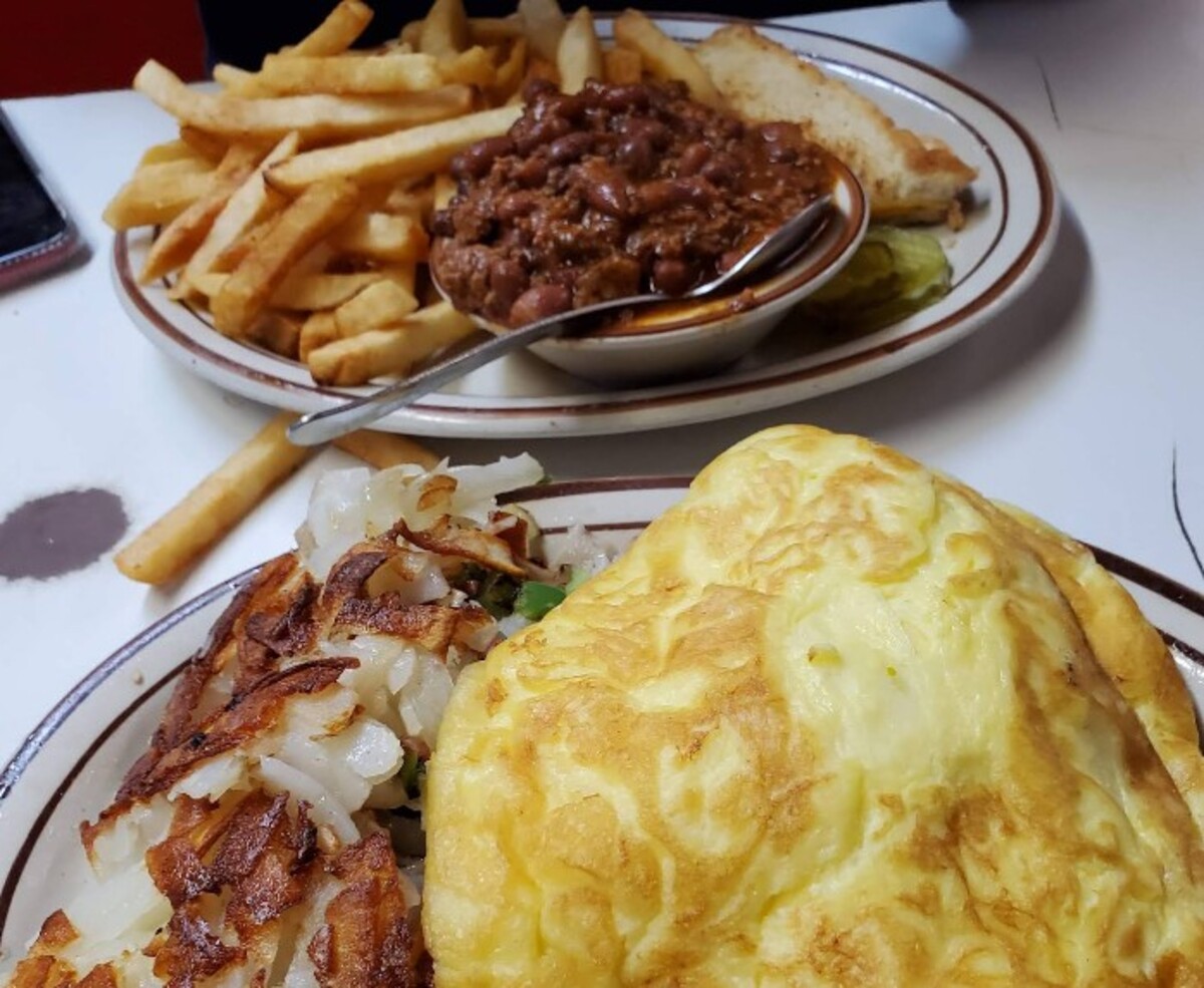 Food in Mickey's Diner, Saint Paul, MN