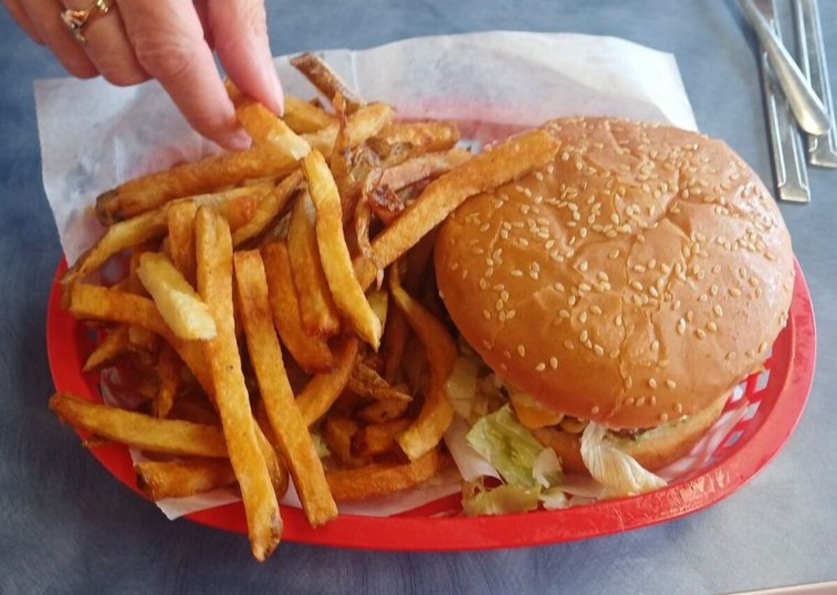 Food in Mickey's Diner, Saint Paul, MN